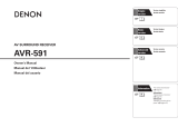 Denon AVR-591 User manual