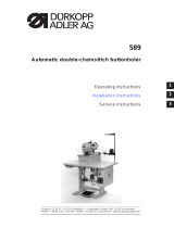 DURKOPP ADLER 589 User manual