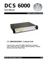 DIS Central Unit CU 6005 User manual