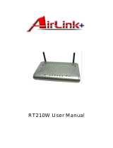 Airlinkplus RT210W User manual