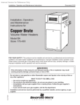 Bradford White B4 User manual