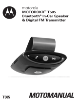 Motorola T505 - MOTOROKR - Speaker Phone User manual
