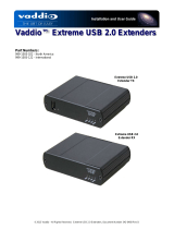 VADDIO Extreme USB 2.0 Extender TX User guide