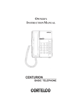 Cortelco CENTURION User manual