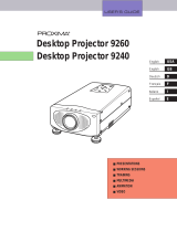 Proxima Desktop Projector 9260 User manual