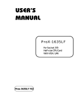 protech ProX-B501 M2 User manual
