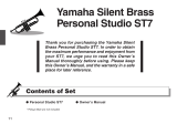 Yamaha SILENT BRASS PERSONAL STUDIO ST-7 Owner's manual