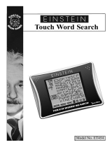 Einstein Einstein Touch Word Search ET454 User manual