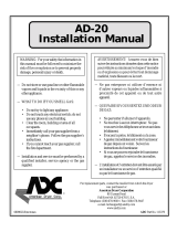 American Dryer Corp. AD-20 User manual
