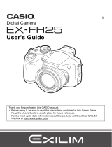 Casio EExilim X-FH25 User manual