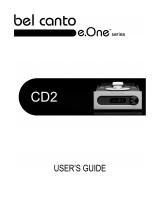 Bel Canto CD-2 User manual