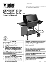 Weber 1300 User manual