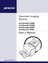 Microtek ArtixScan DI 6250S User manual