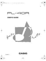 Casio PL-40R User manual
