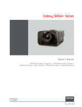 Barco Galaxy 12 HB+ (old version) User manual