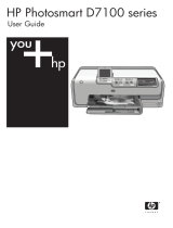 HP (Hewlett-Packard) Photosmart D7100 Printer series User manual