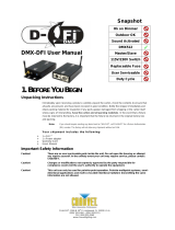 Chauvet Professional D-FI DMX User manual