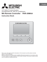 Mitsubishi Electronics PAR-30MAA User manual