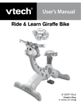 VTech Jungle Gym: Ride & Learn Giraffe Bike User manual