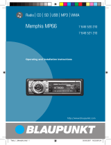 Blaupunkt MEMPHIS MP66 User manual
