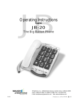JB JB-20 User manual