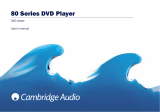 Cambridge Audio DVD86 User manual