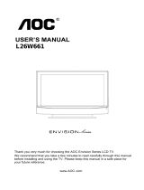 Envision L26W661 User manual