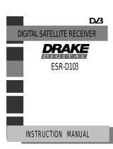 DRAKE ESR-D103 User manual