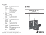 Azden 305LT User manual