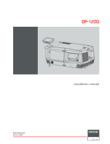 Barco DP-1200 User manual