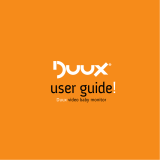 Duux video baby monitor Owner's manual