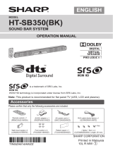 Sharp HTSB350 User manual