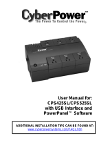 CyberPower CPS425SL User manual