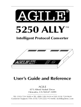 AGILE 5250 ALLY User manual