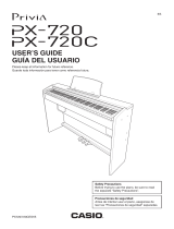 Casio PX-720 User manual