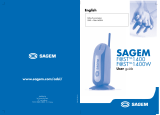 Sagem F@ST 1400W Owner's manual