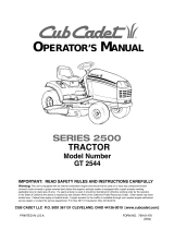 Cub Cadet GT 2544 User manual