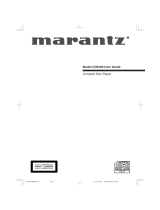 Marantz SA11 Owner's manual