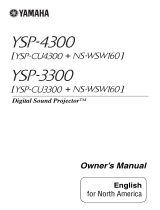 Yamaha NS-WSW160 User manual