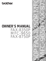 Brother MFC9650 Series User manual