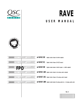 QSC RAVE 81 User manual