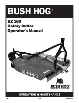 Bush Hog BH Rotary Cutter RZ160 (Razorback) User manual