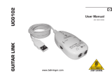 Behringer UCG102 Audio Interface User manual