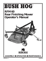 Bush Hog RFM 60 User manual