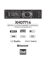 Dual XHD7714 Owner's manual