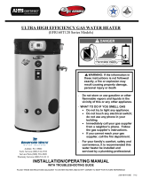 Bradford White ULTRA HIGH EFFICIENCY GAS WATER HEATER User manual