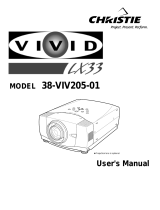 Christie 38-VIV205-01 User manual