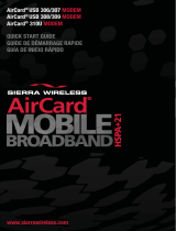 Sierra Wireless AirCard USB 307 Quick start guide
