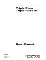 Crowcon Triple Plus+ IR User manual