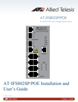 Allied Telesis IFS802SP/POE(W) User manual